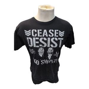 Young Bucks wrestling tee featuring the iconic “Cease & Desist”
